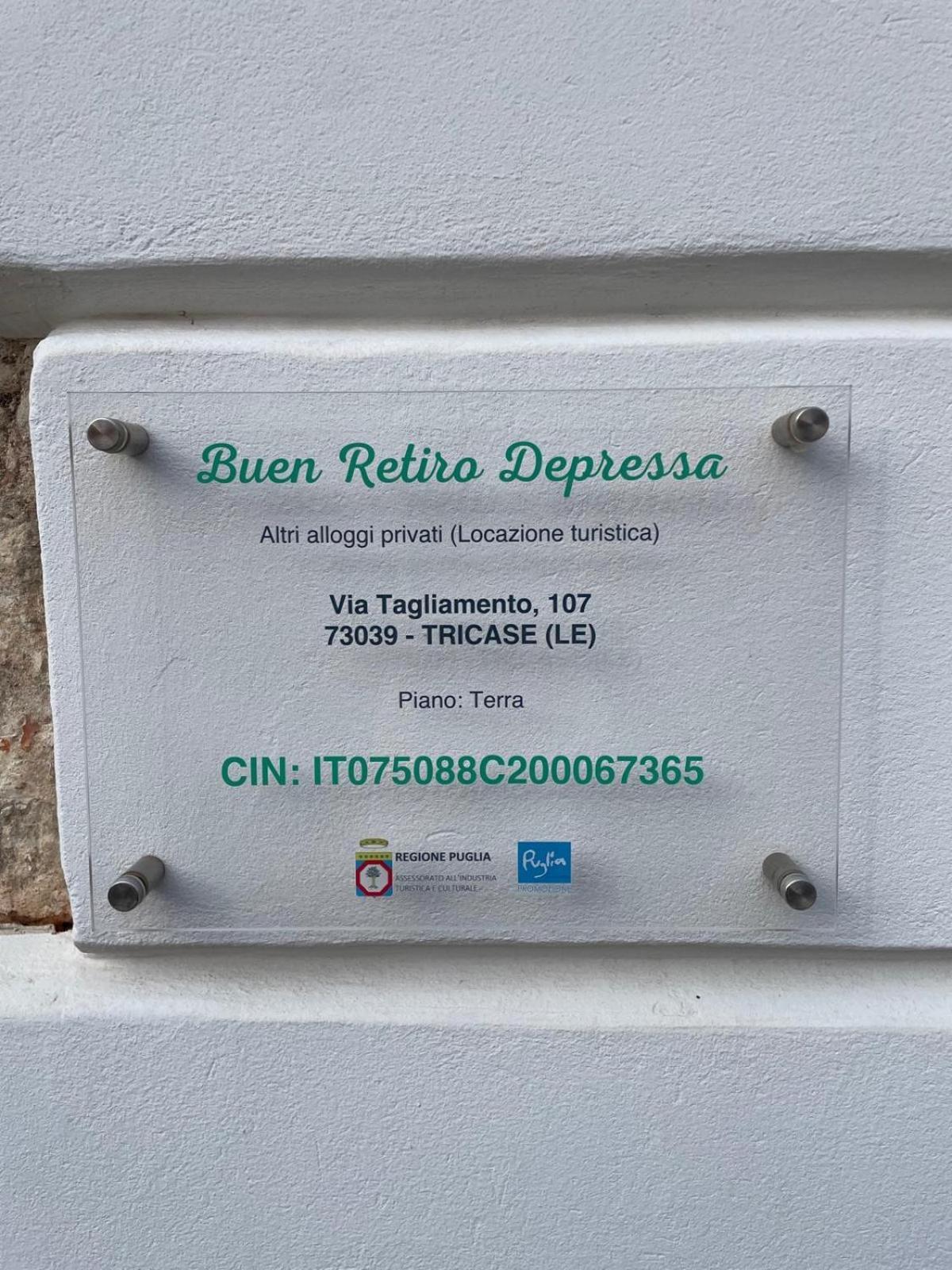 Buen Retiro - Casa Vacanze Depressa المظهر الخارجي الصورة